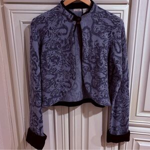 Anthropologie Cropped Sweater Jacket